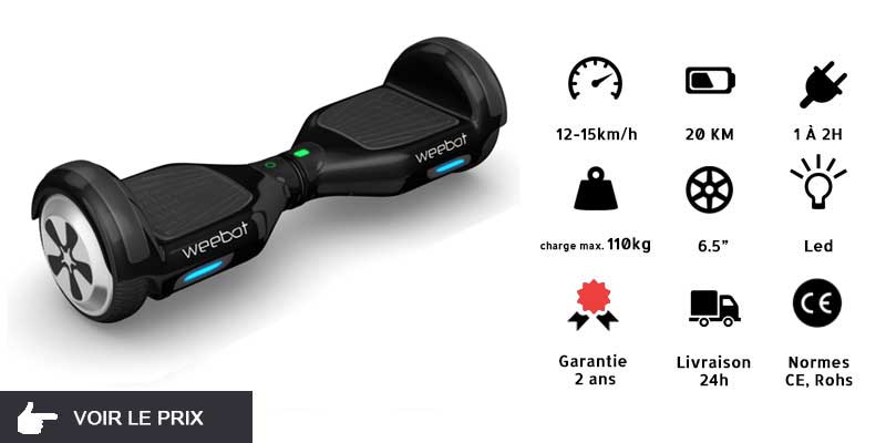 weebot hoverboard autonomie