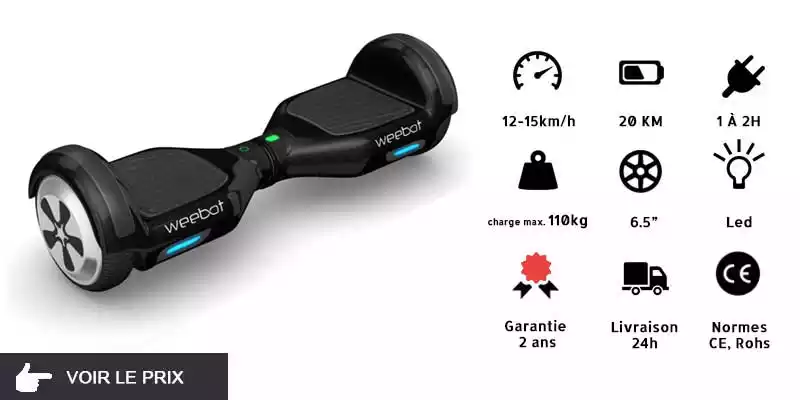 weebot hoverboard autonomie